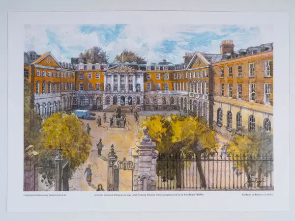 Guy's old Building Entrance Print