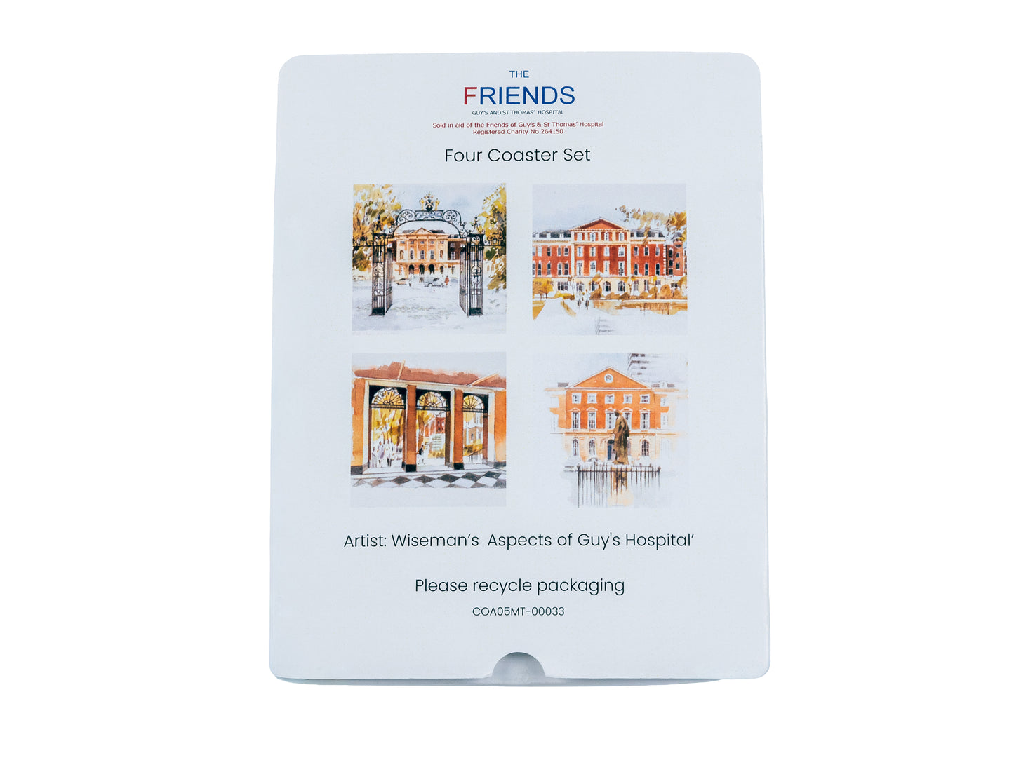 Guy's Hospital 300th Anniversary Coasters (Set of 4)