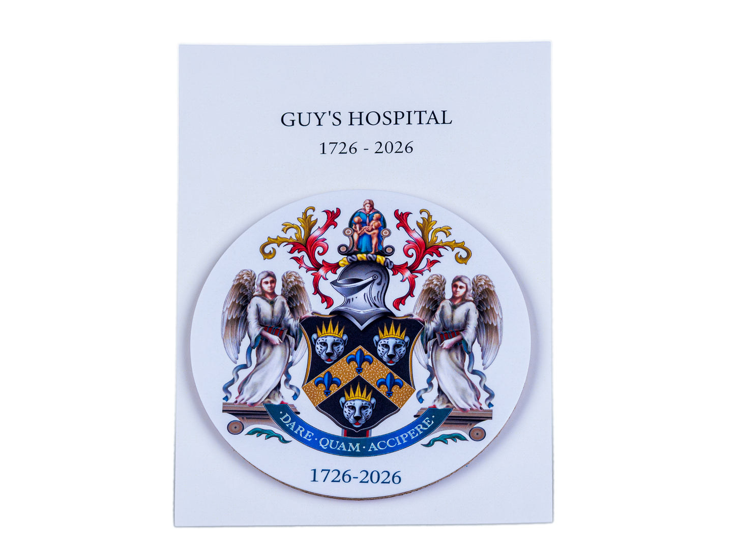 Guy's Hospital 300th Anniversary Single Coaster
