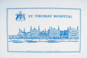 T-Towel St Thomas' Hospital Print (Navy)