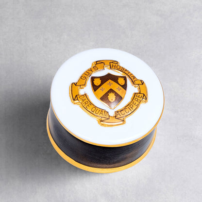 China Trinket Box with Guy's Hospital Crest