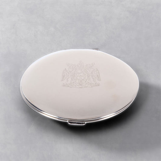 Compact Mirror engraved Guy's Hospital Crest