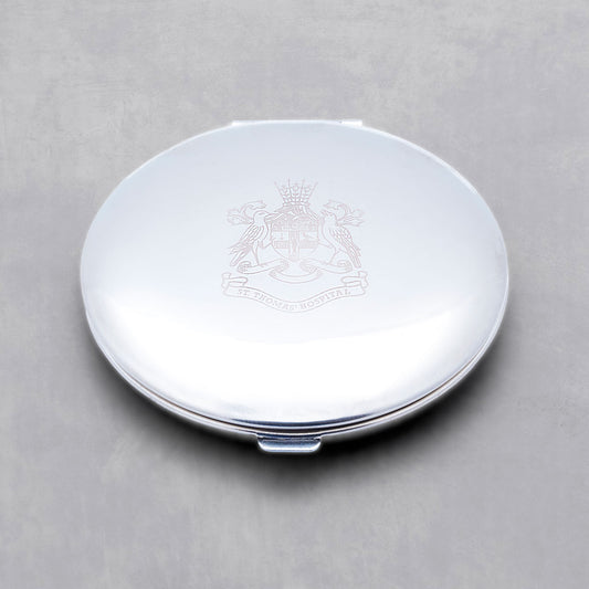 Compact Mirror engraved St Thomas' Hospital Crest