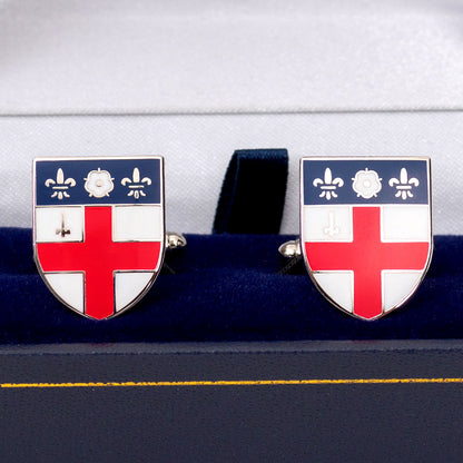 Cuff Links Enamel St Thomas' Hospital Shield