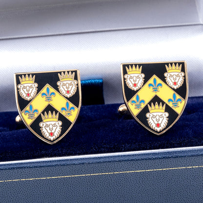Cuff Links Enamel Guys Hospital Shield