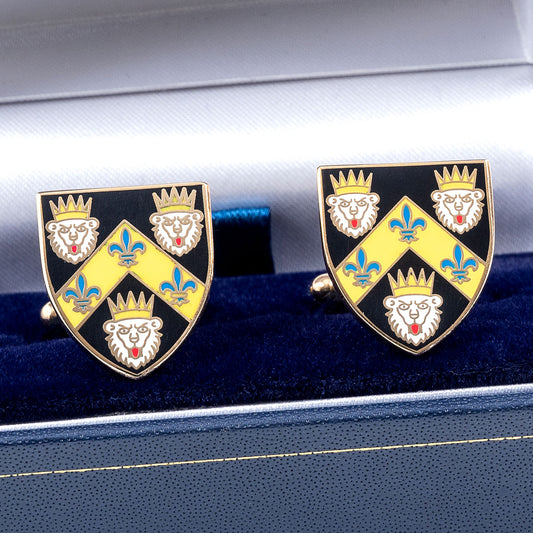 Cuff Links Enamel Guys Hospital Shield