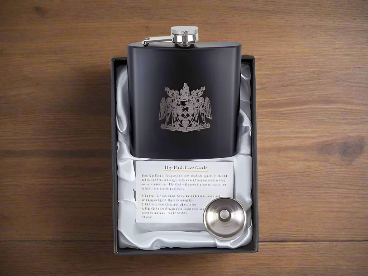 Hip Flask Guy's Hospital Crest