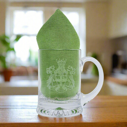 Glass Tankard engraved St Thomas's Hospital Crest
