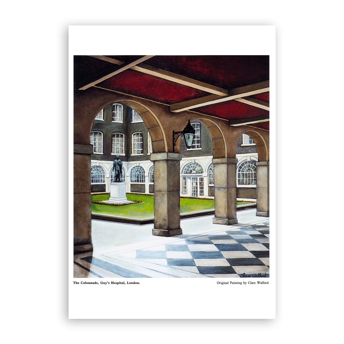 Guy's Colonnade Print