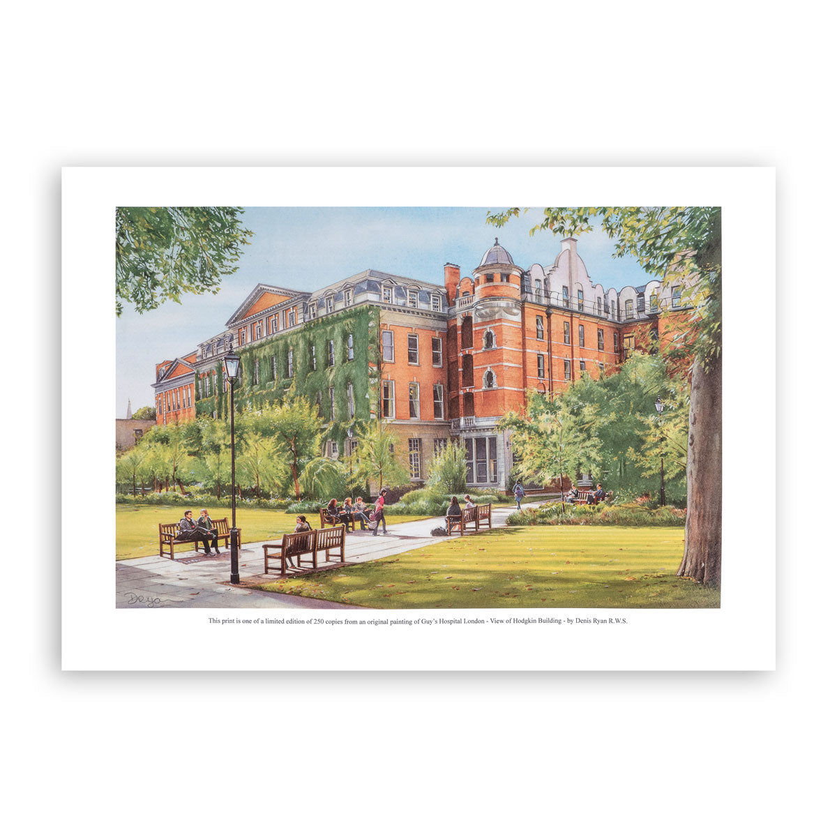 Guy's Hospital, view of Hodgkins Building Print