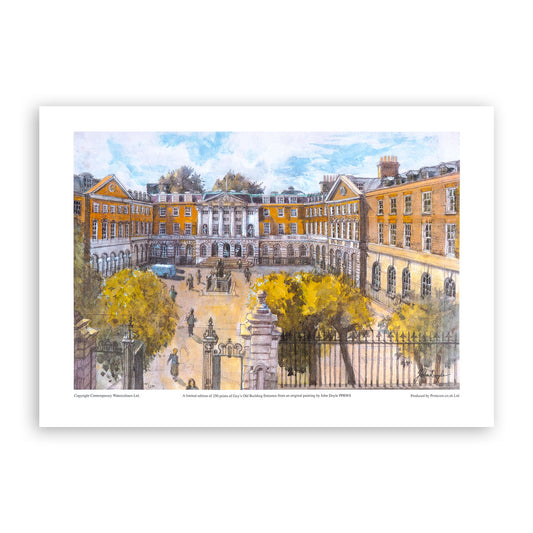 Guy's old Building Entrance Print