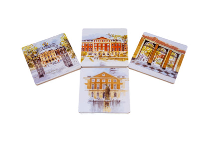 Guy's Hospital 300th Anniversary Coasters (Set of 4)