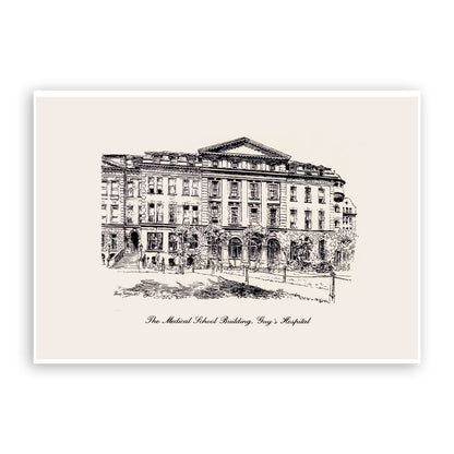 The Medical School Building, Guy's Hospital Print