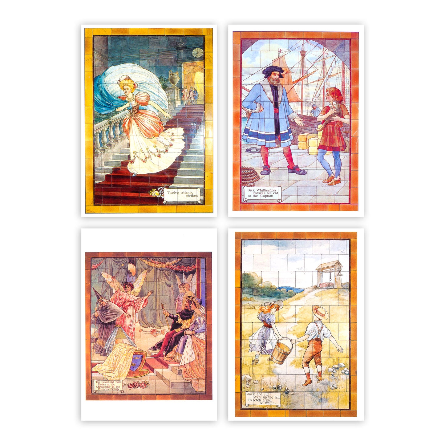 Doulton Nursery Rhyme Title Postcards
