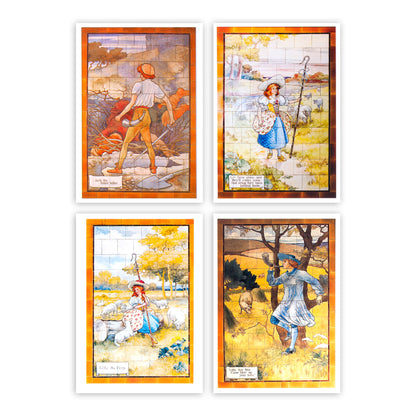 Doulton Nursery Rhyme Title Postcards