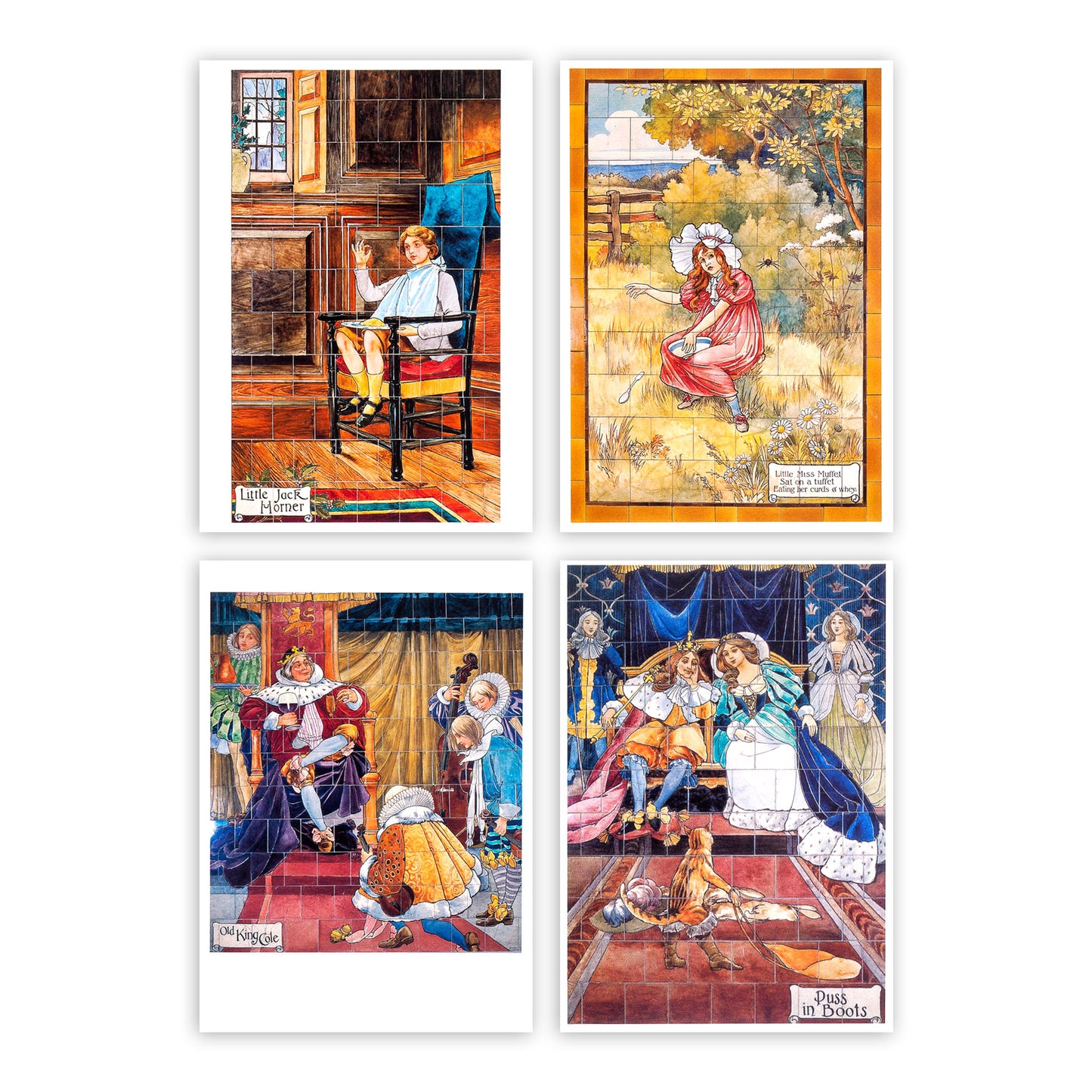 Doulton Nursery Rhyme Title Postcards