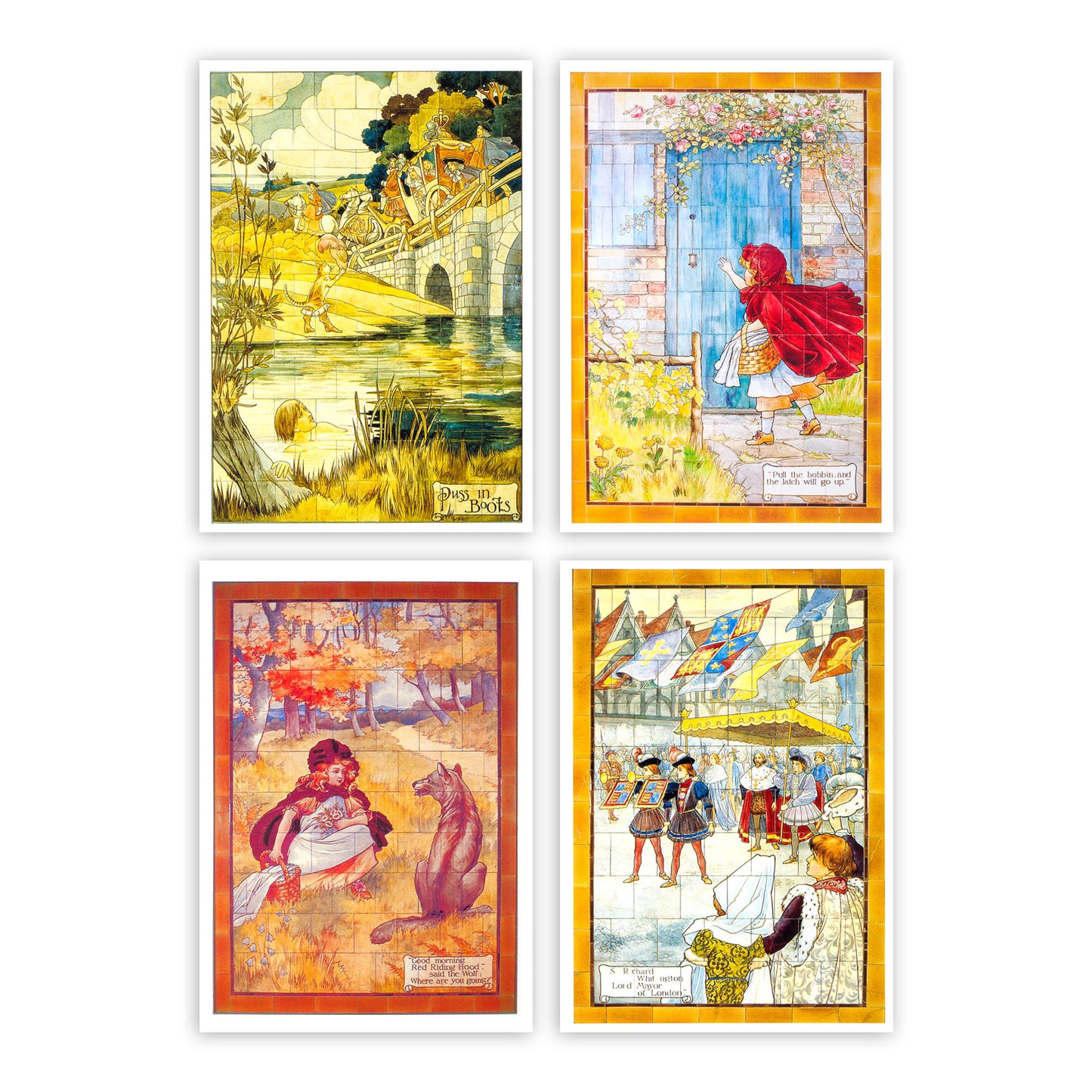 Doulton Nursery Rhyme Title Postcards