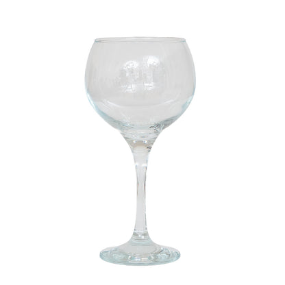 Gin glass with St Thomas Crest or Guys crest engraved