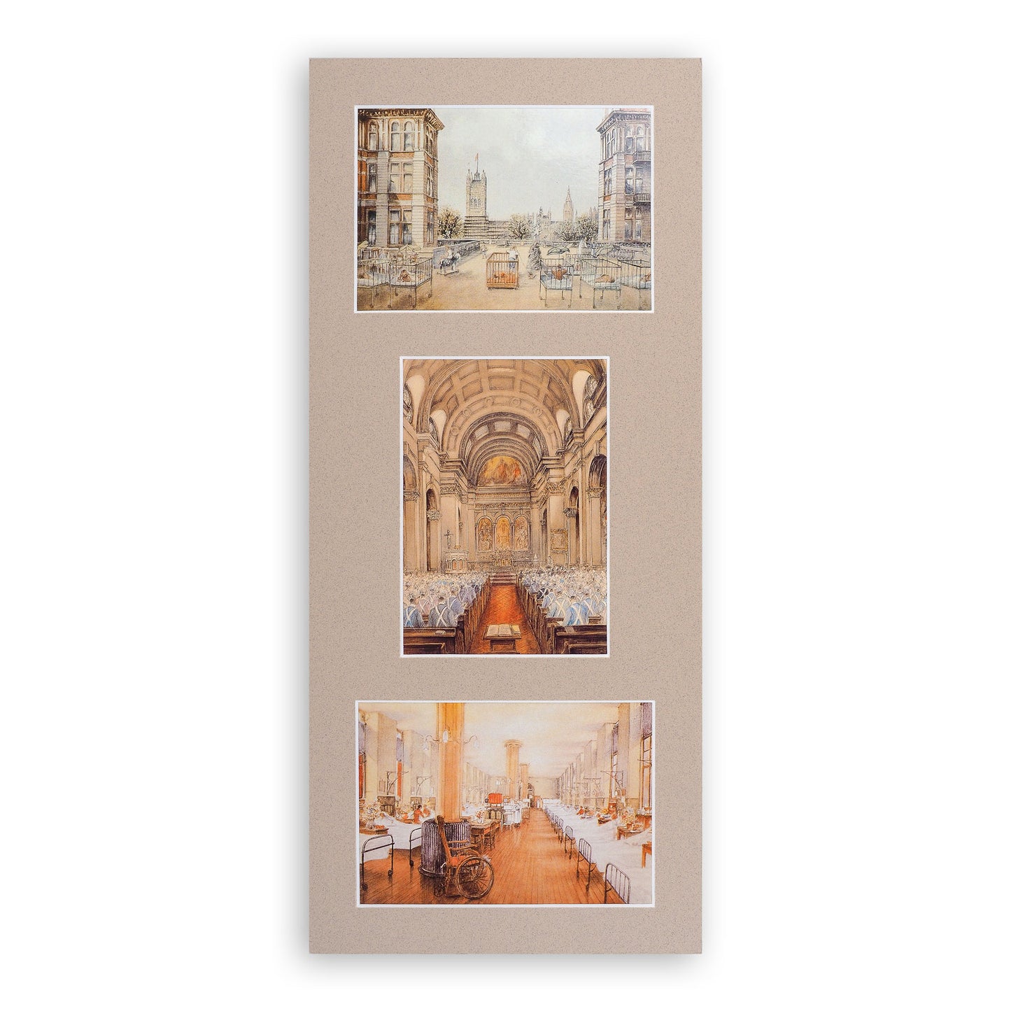 Trio of Postcards -St Thomas' Hospital