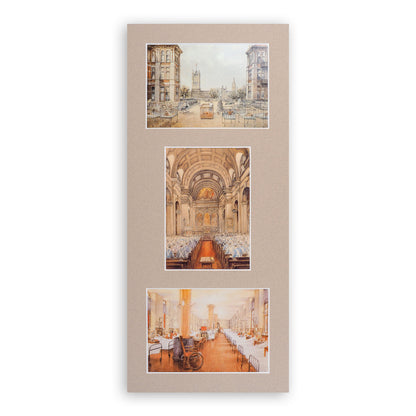 Trio of Postcards -St Thomas' Hospital