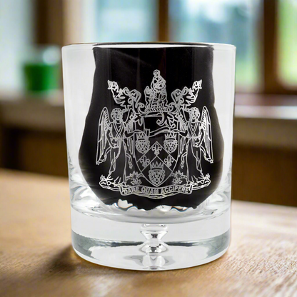 Glass Tumbler Guy's Hospital crest