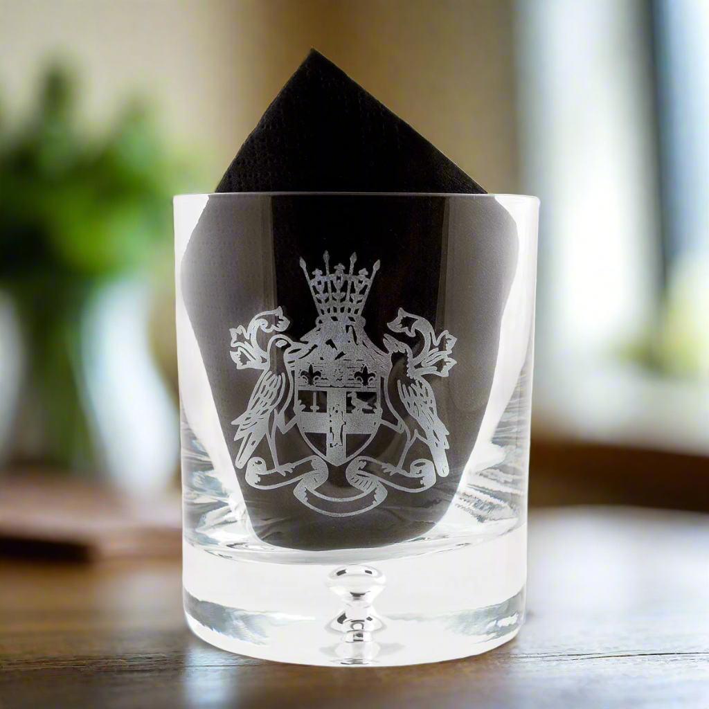 Glass Tumbler St Thomas' Hospital crest