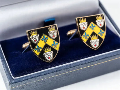 Cuff Links Enamel Guys Hospital Shield