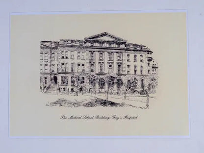 The Medical School Building, Guy's Hospital Print