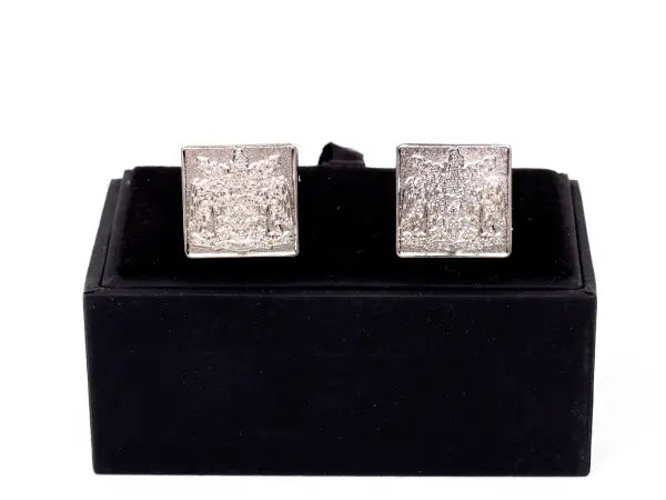 Cuff Links Chrome Guy's Hospital Shield